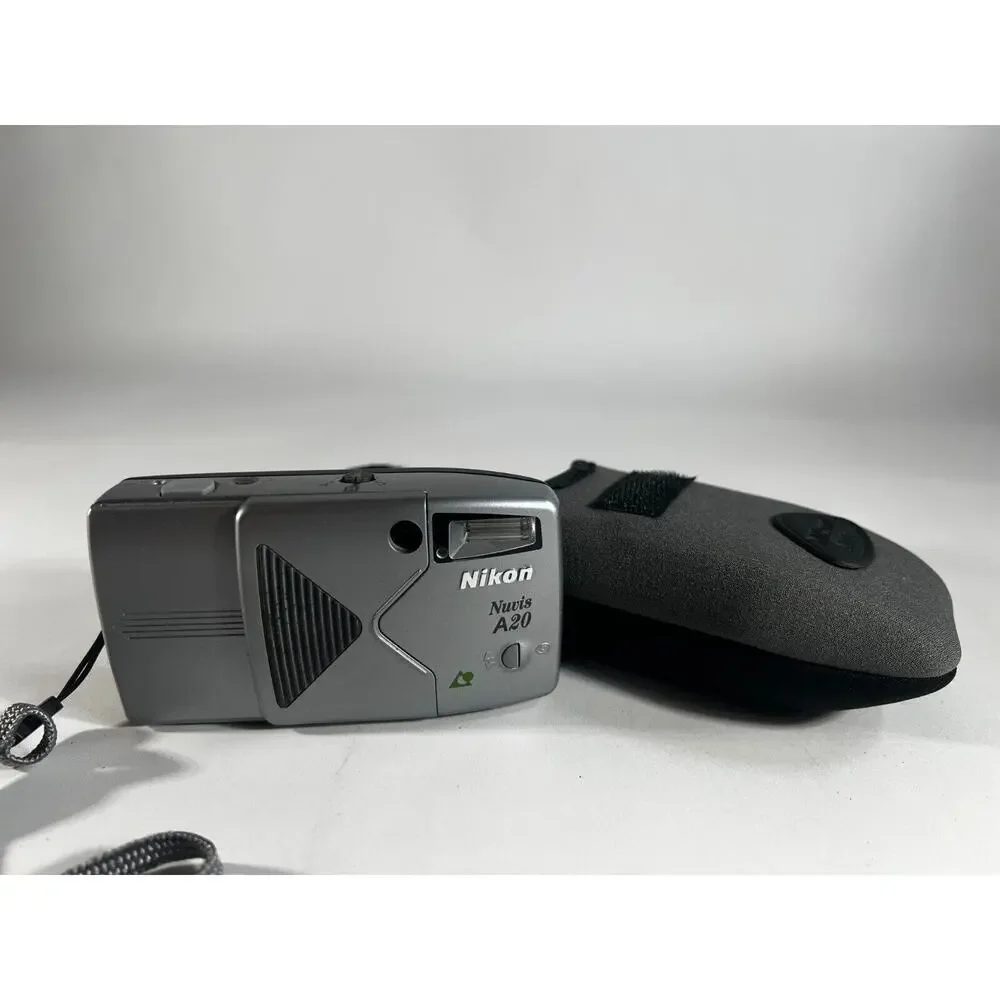 Nikon Nuvis A20 APS Point & Shoot Film Camera with Case New Oldsmobile